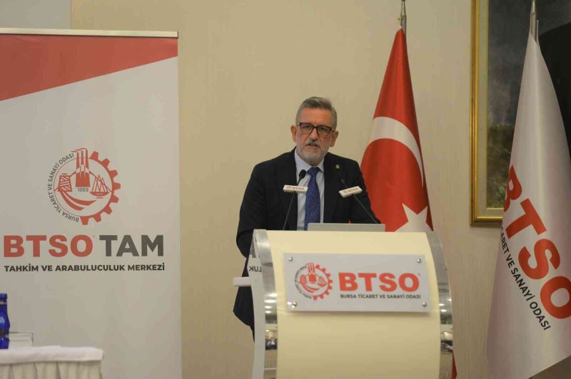BTSO Yönetim Kurulu Başkanı İbrahim Burkay: “Kalkınma hedeflerimizde temel dayanağımız güçlü bir hukuk sistemidir”
