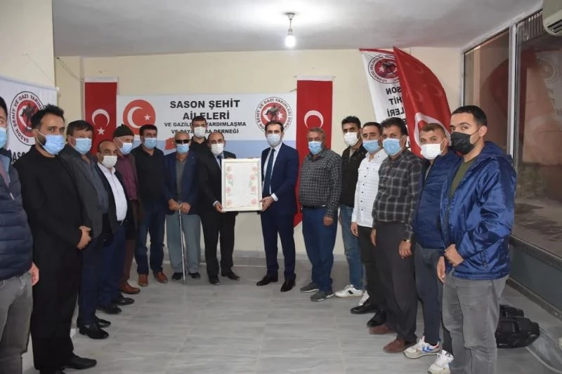 Kaymakam Mete şehit yakınlarıyla bir araya geldi
