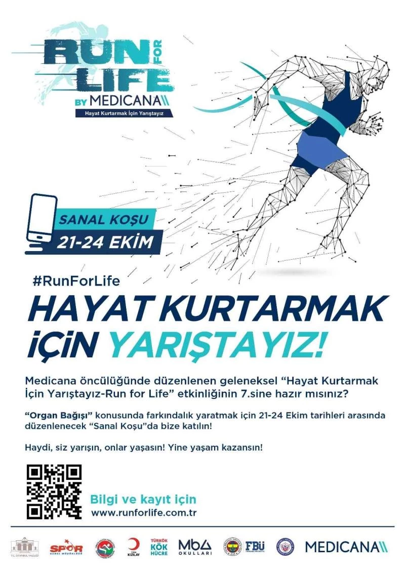 Spor tutkunları ‘organ nakli’ için sanal koşuda bir araya gelecek
