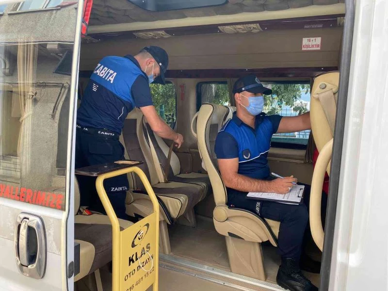 Güzergah ihlali yapan dolmuş sürücülerine cezai işlem uygulandı
