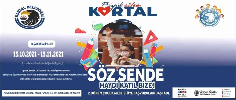 Kartallı çocuklar yönetimde söz sahibi
