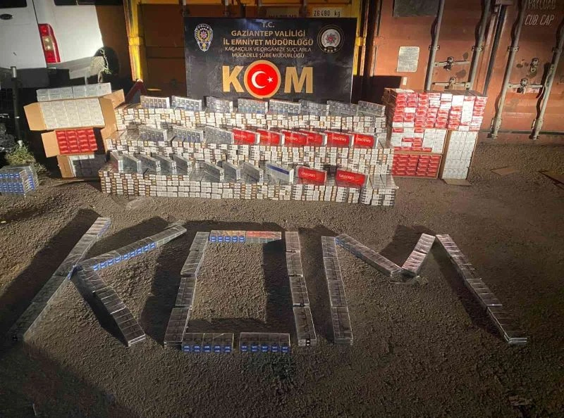 10 bin 790 paket kaçak sigara ele geçirildi
