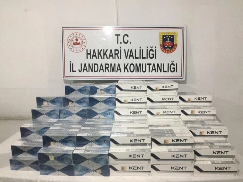 Hakkari’de 3 bin 960 paket sigara ele geçirildi
