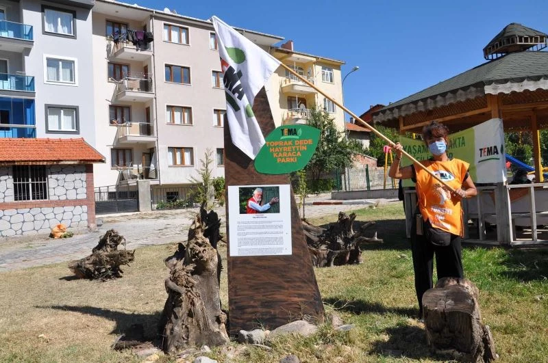 Simav’da ‘Toprak Dede Hayrettin Karaca Parkı’ açıldı
