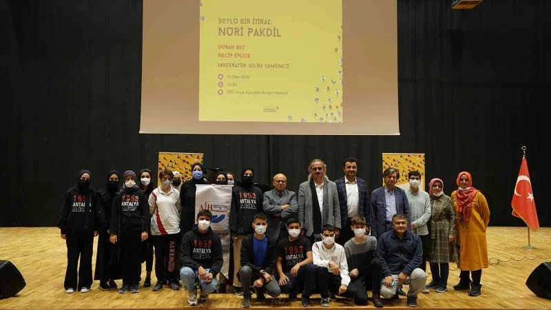 Kahramanmaraş’ta Nuri Pakdil paneli
