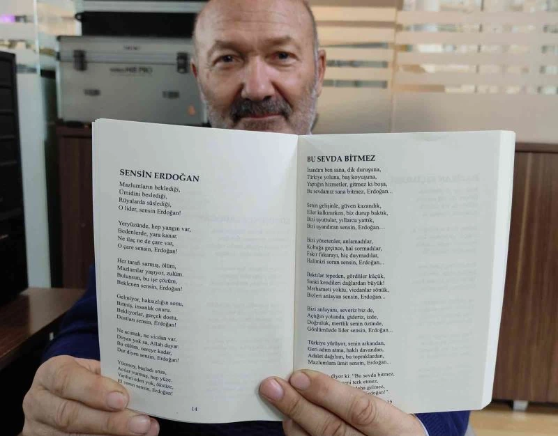 Emekli polis bütün siyasîlere şiir yazdı
