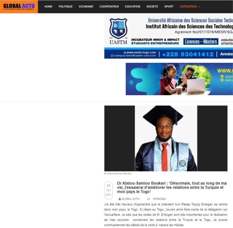 Afrika gündemine Türkiye mezunları damga vurdu
