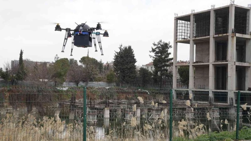 Gaziantep’te haşerelere havadan müdahale

