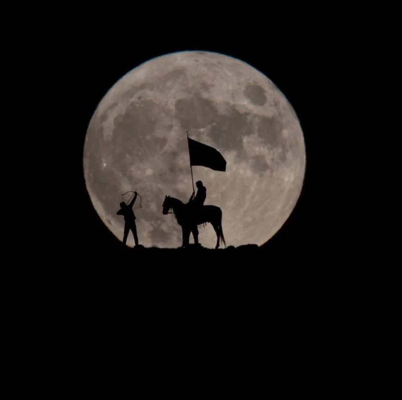 (Özel) Fotoğraf tutkunları dolunayın en güzel halini görüntüledi
