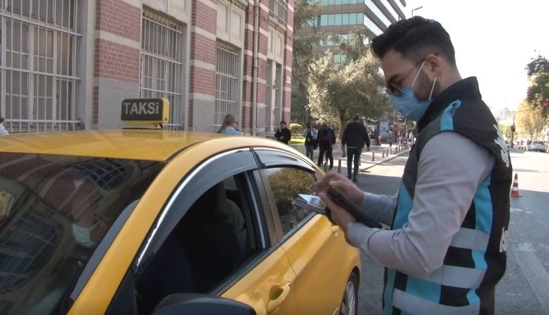 Şişli’de taksilere yönelik denetim
