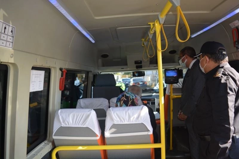 Kaymakam Özderin trafik denetiminde
