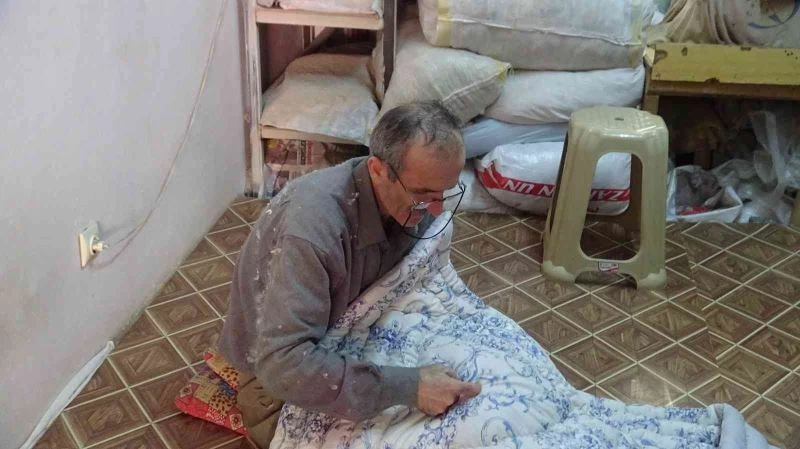 Havalar soğudu, el yapımı yorganlara ilgi arttı
