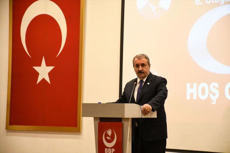 BBP Genel Başkanı Destici, partisinin Osmaniye İl Kongresinde konuştu: