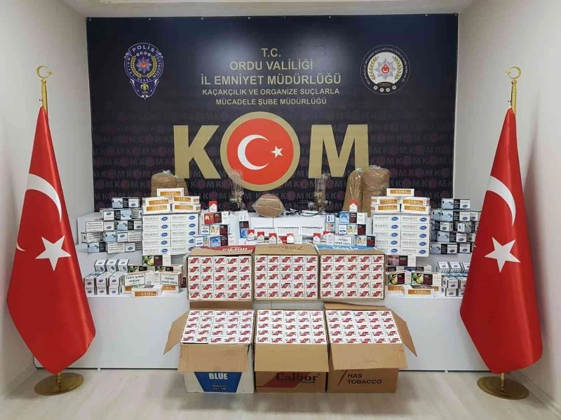 Ordu’da kaçak tütün mamullerine izin yok
