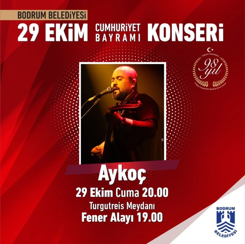 Bodrum Belediyesi, 98.yıl coşkusunu meydanlara taşacak
