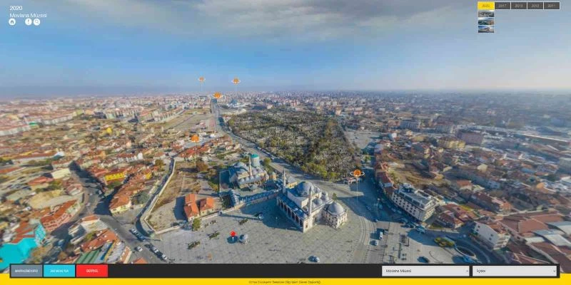 Konya dijital ortamda 360 derecelik sanal turla yeniden keşfediliyor

