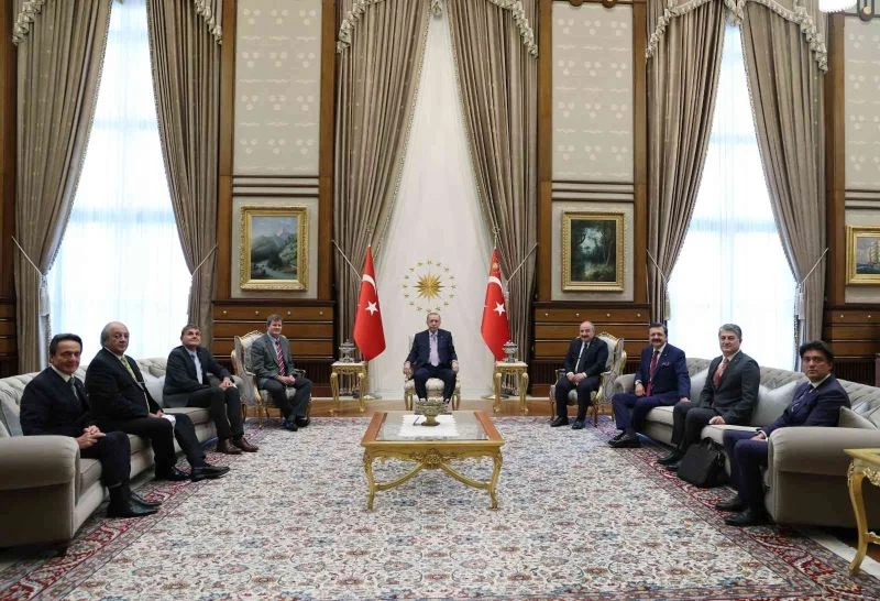 Cumhurbaşkanı Erdoğan, Farasis Energy CEO’Su Dr Keith Kepler‘i kabul etti
