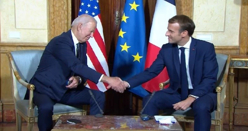 Biden ve Macron 