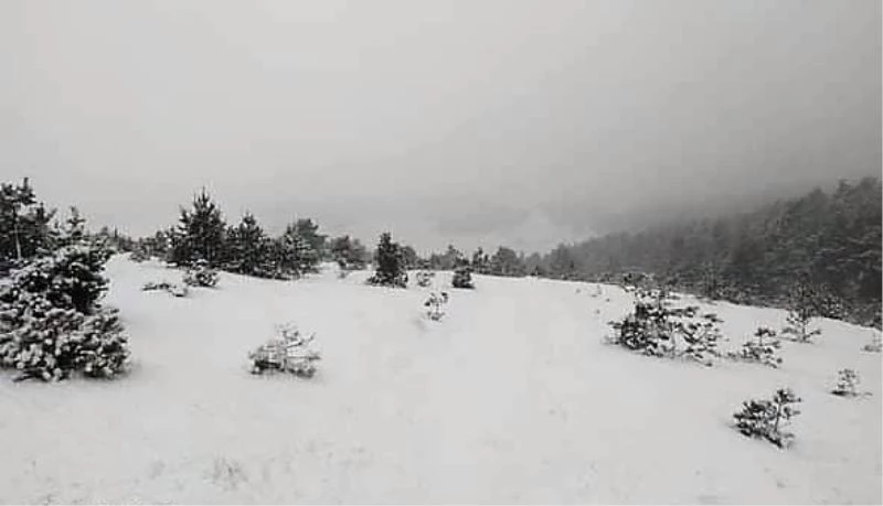 Tokat’ta yaylalar beyaz örtü ile kaplandı
