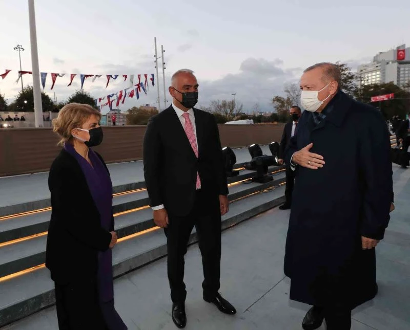 Cumhurbaşkanı Erdoğan: “Bu eser eski Türkiye ve yeni Türkiye fotoğrafının en belirgin şekilde görüldüğü yerdir”
