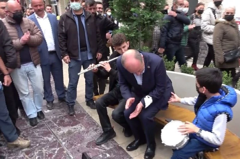 Muharrem İnce’yi ıslatan şaşkınlık
