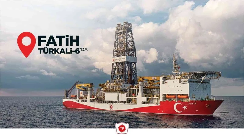 Fatih Sondaj Gemisi Türkali-6’da
