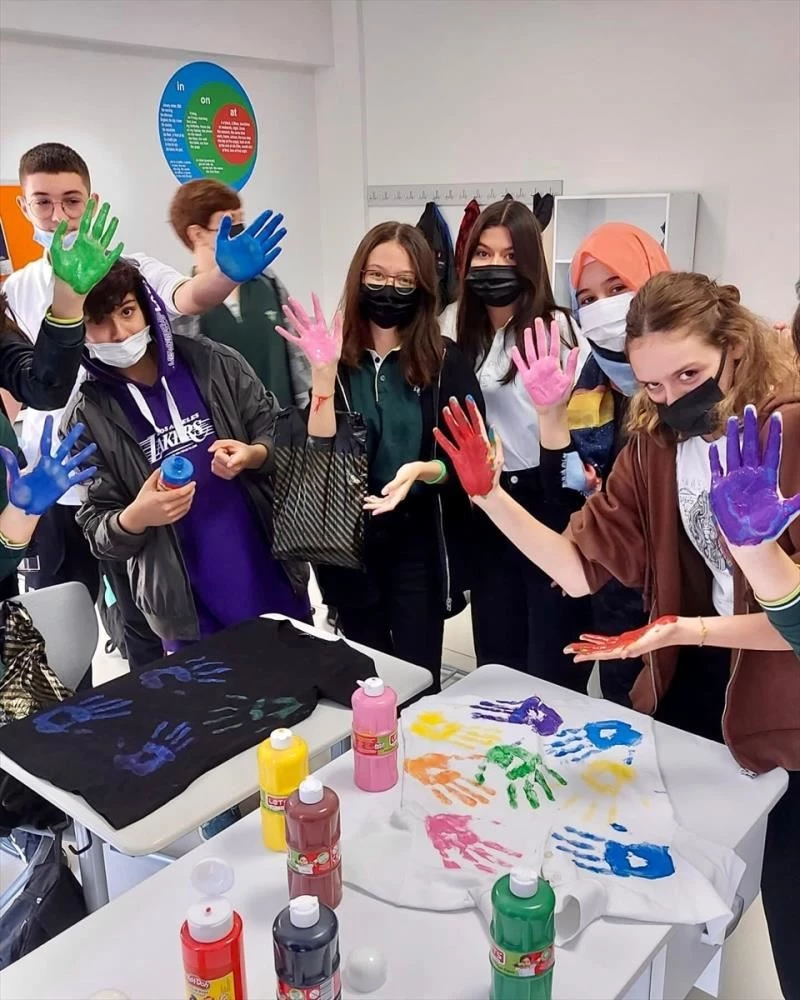 İTÜ ETA Vakfı Doğa Koleji öğrencileri İstanbul Maratonu