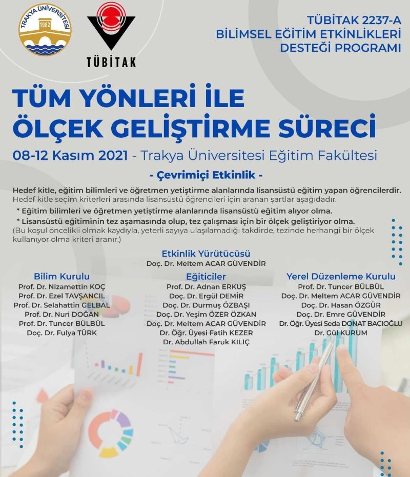 Doç. Dr. Güvendir’in TÜBİTAK bilimsel eğitim etkinliği başvurusu onaylandı
