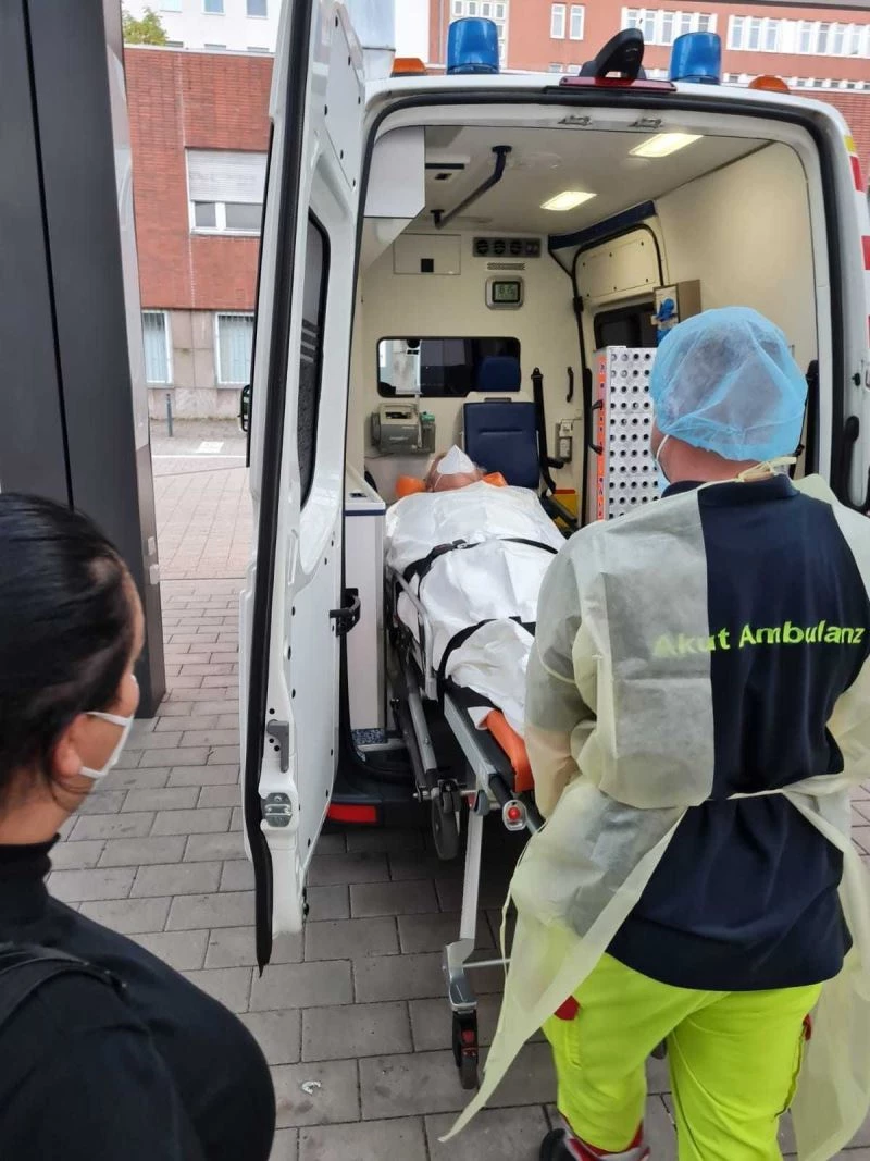Almanya’da felç geçiren tır şoförü Gürel, ambulans uçakla İstanbul’a nakledildi
