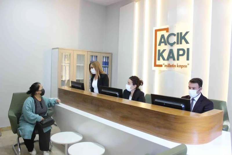 Açık Kapı Şube Müdürlüğüne 2021 yılı içerisinde bin 984 başvuru yapıldı
