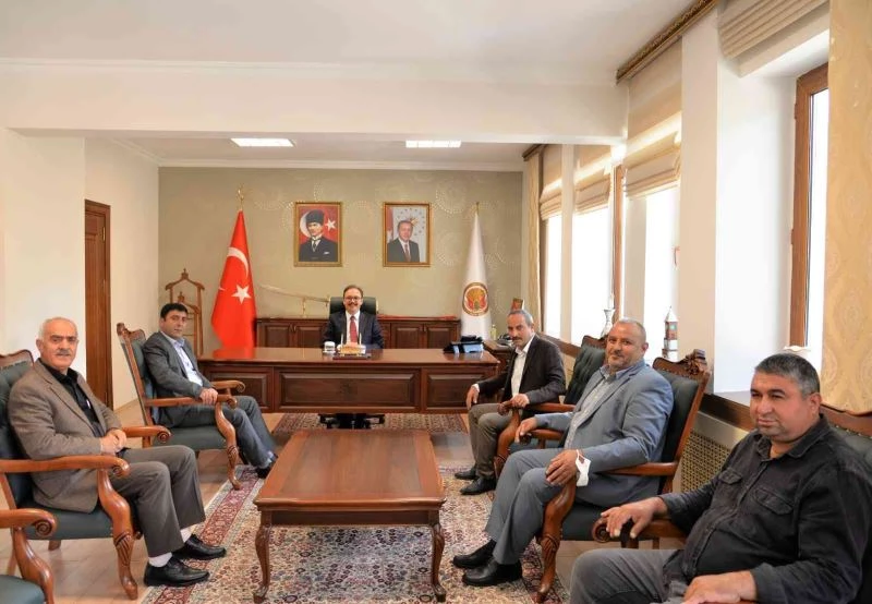 Erzurumlulardan Vali Kızılkaya’ya hayırlı olsun ziyaret
