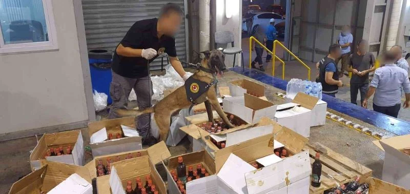 Nar ekşisi dolu konteynerde 1 milyon 200 bin adet uyuşturucu hap yakalandı
