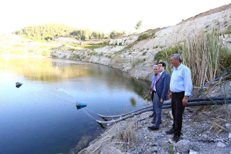 Kafaca ovasında Bin dekar su ile buluştu
