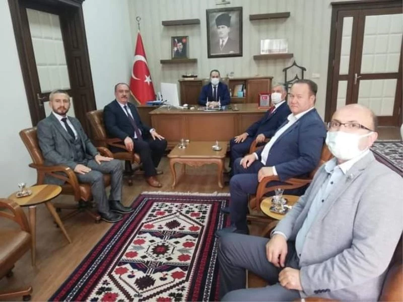 MHP’den Kaymakam Aksakal’a ziyaret
