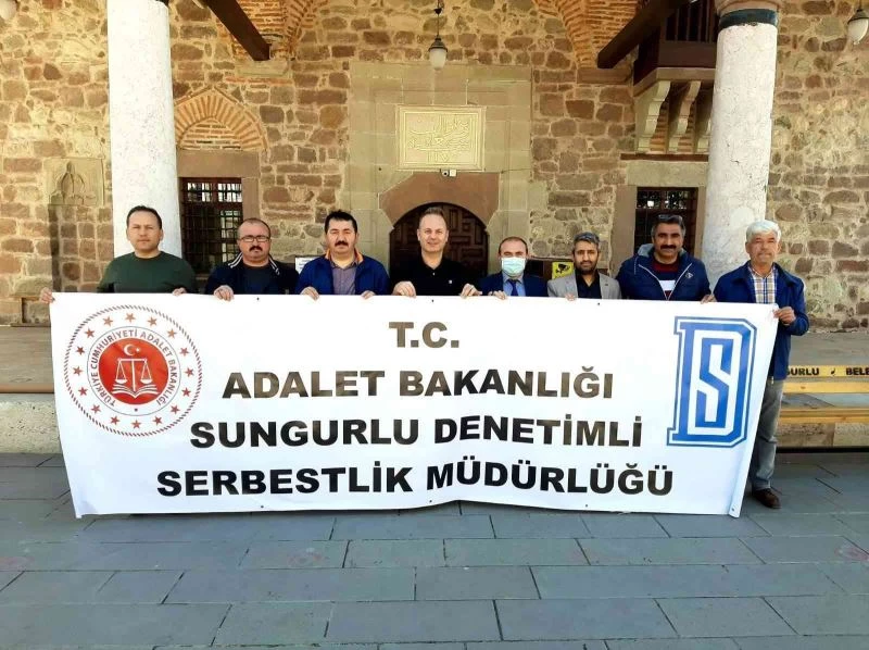 Sungurlu’da yükümlüler 30 caminin temizliğini yapacak
