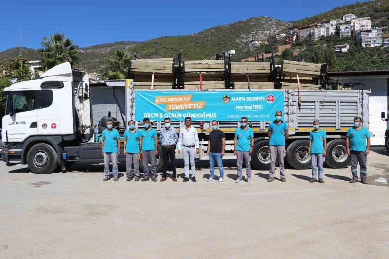 Alanya Belediyesi’nden Gündoğmuş’a yardım eli
