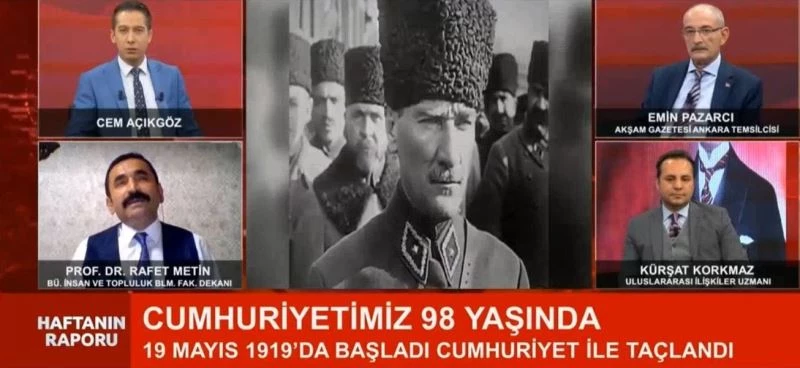 Dekan Metin, Cumhuriyetin ilanı, öncesi ve sonrasını anlattı
