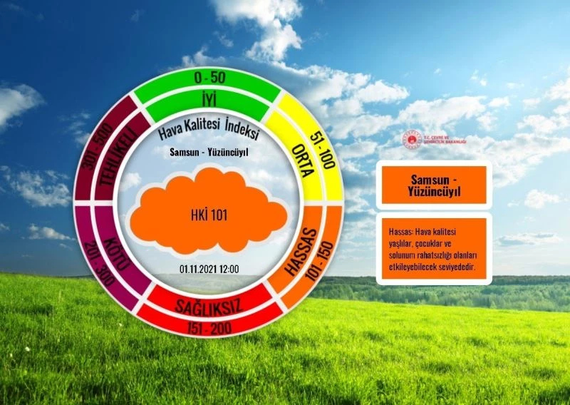 Samsun’da pus ve azot kukusu: Hava kalitesi ’hassas’
