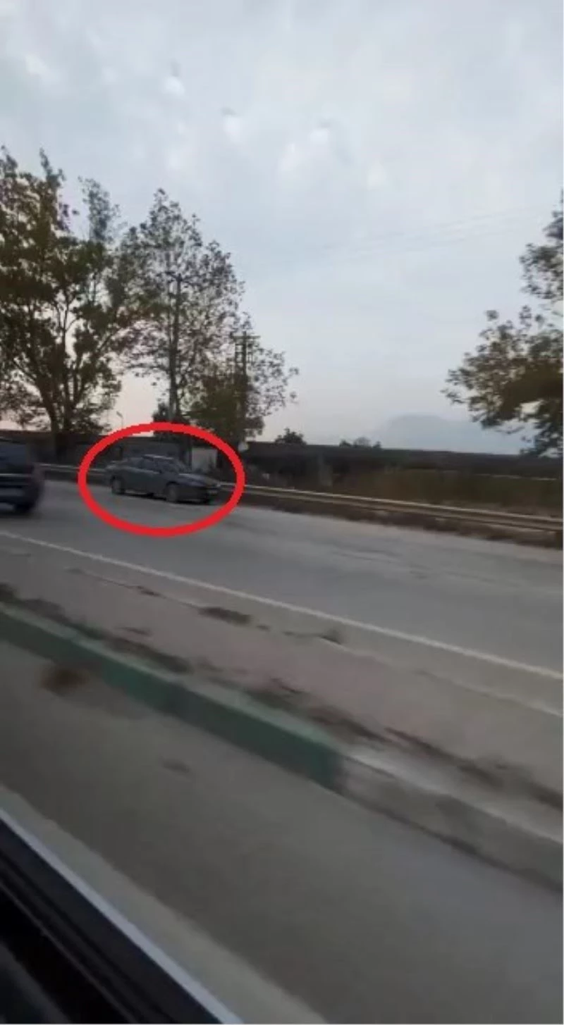 Bursa’da görülmemiş olay.. Şehirlerarası yolda tersten giderek faciaya davetiye çıkardı
