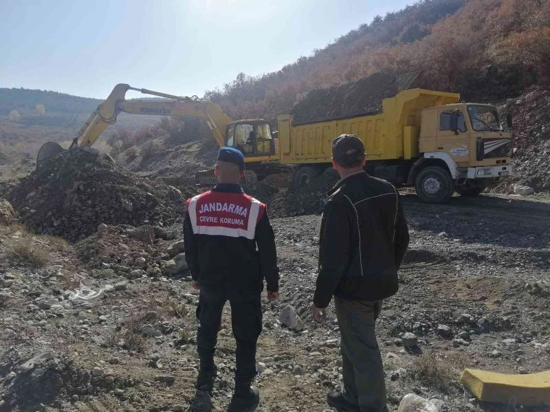 Dere yataklarından kum alan firmalara ceza yağı
