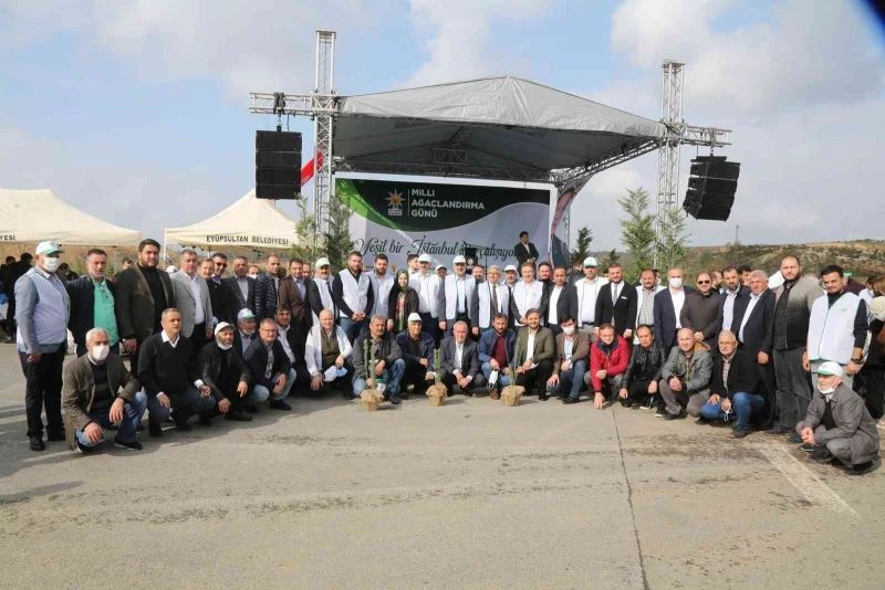 Işıklar Köyü’nde 11 bin fidan dikildi
