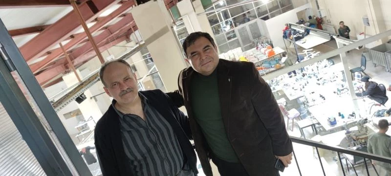 Kaymakam Balcı, tekstil atölyesini ziyaret etti
