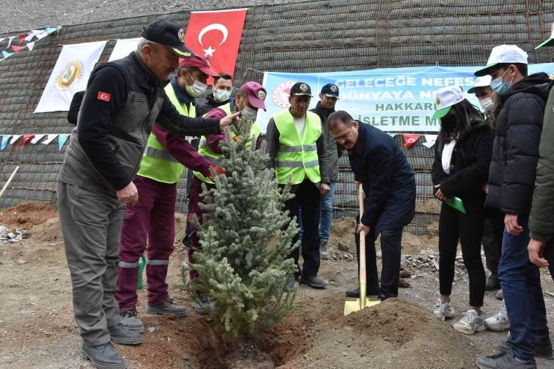 Vali Akbıyık: “Hakkari’de 87 bin fidan dikeceğiz”
