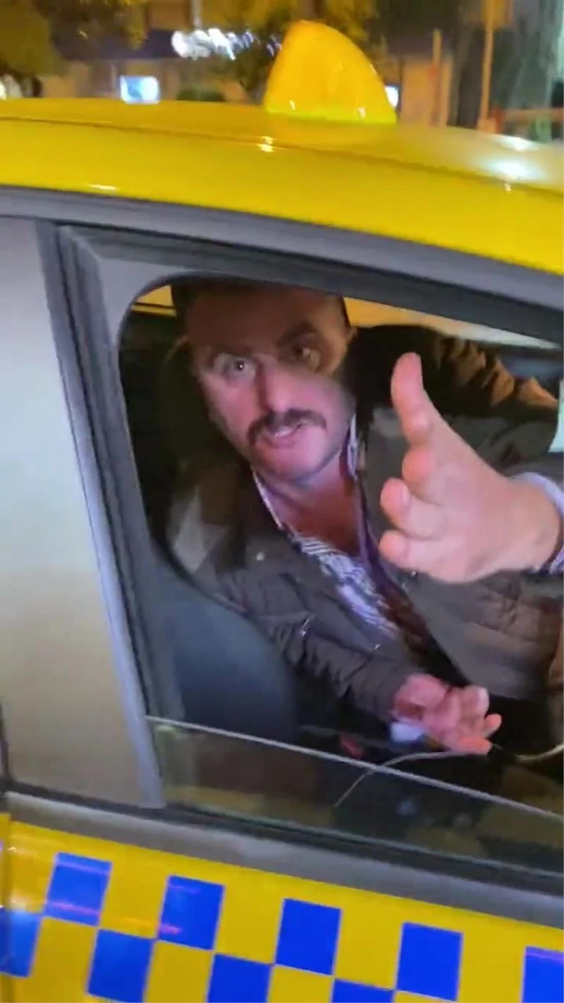 Üsküdar’da taksiciden gazeteciye çirkin saldırı
