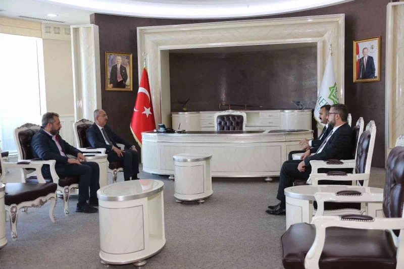 Meram’ın kardeş şehri Mutki Belediyesi’nden ziyaret
