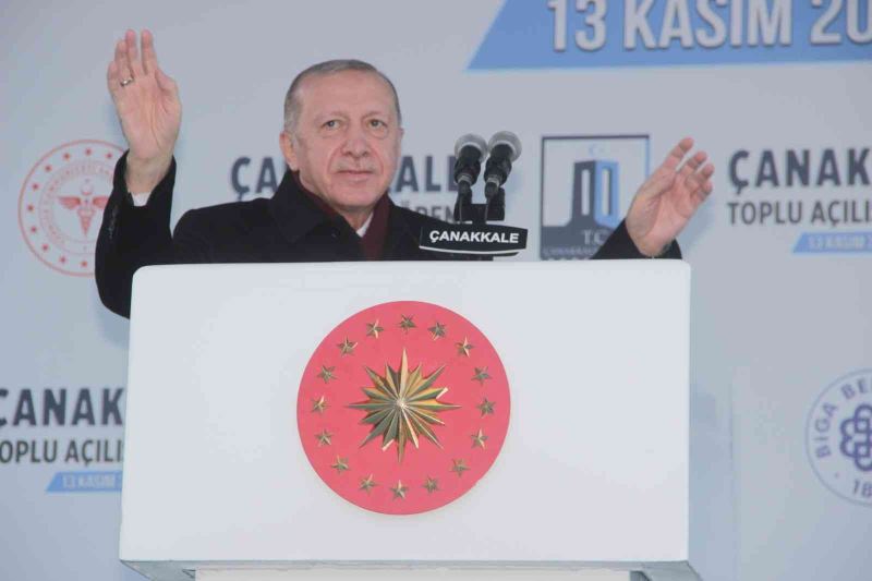 Cumhurbaşkanı Erdoğan: “O yumrukları millete değil, gücünüz yetiyorsa bize sallayın”
