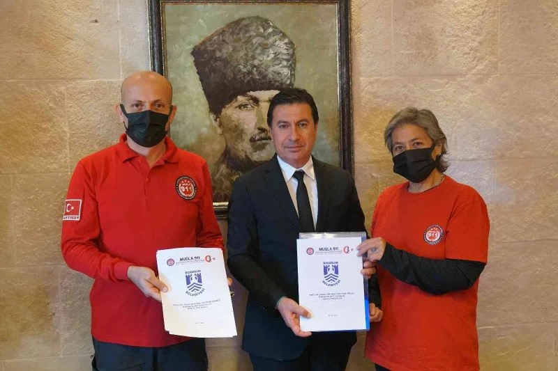 Bodrum Belediyesi ile Muğla 911 arasında işbirliği protokolu imzalandı
