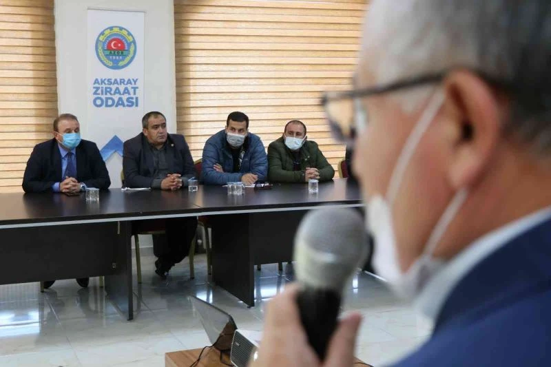 Aksaray’da 2022 tarım desteklemeleri çiftçilere anlatıldı
