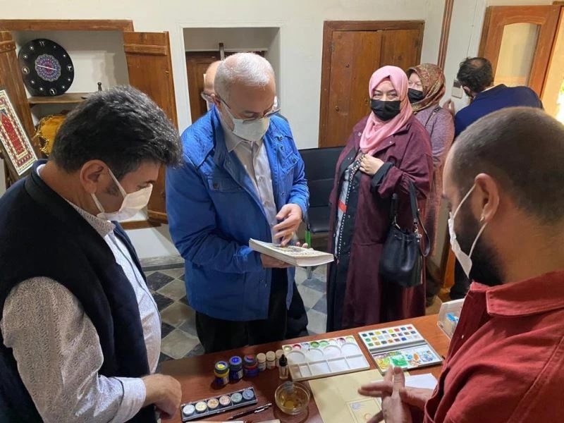 İki Rektör KİTAM’da buluştu
