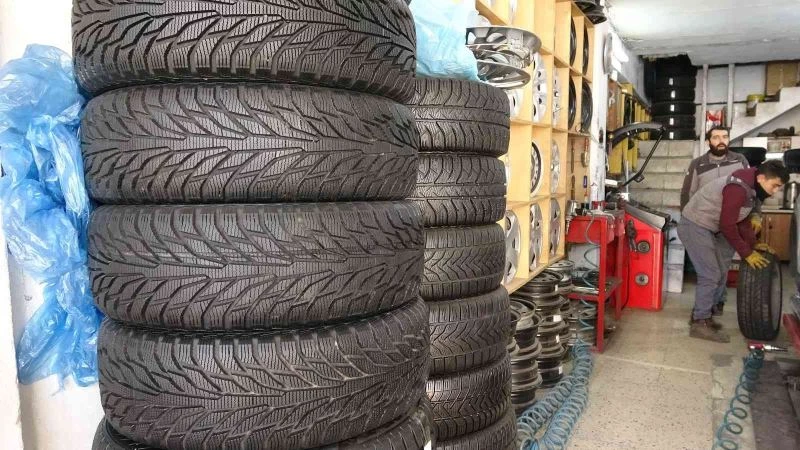 Kış lastiğinde ikinci ele rağbet arttı

